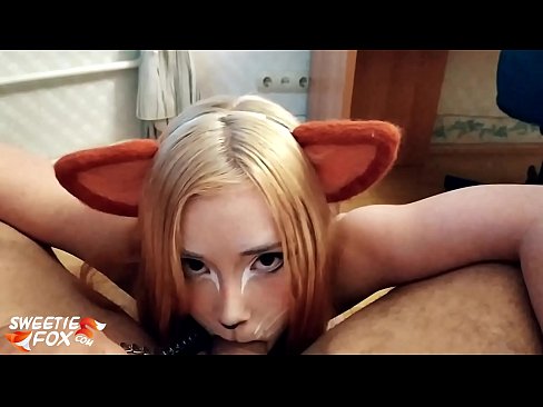 ❤️ Кицунэ глытае член і канчае ў рот ️❌ Супер порна у нас ❌❤